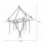 Chandelier Opviq Erebos - 103-AV Wooden