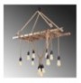 Chandelier Opviq Erebos - 103-AV Wooden