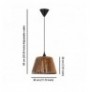 Chandelier Opviq Cone - Natural Camel