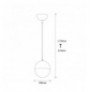 Chandelier Opviq Bastos - 2101 Vintage White