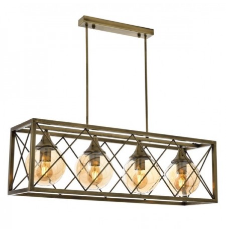 Chandelier Opviq AV-1732-4EY Vintage