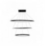 Chandelier Opviq Ursae Black-White Light Black