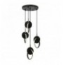 Chandelier Opviq Av-1874-4T-Bsy Black White