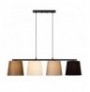 Chandelier Opviq Varlik - 10815 Black Gold White Beige