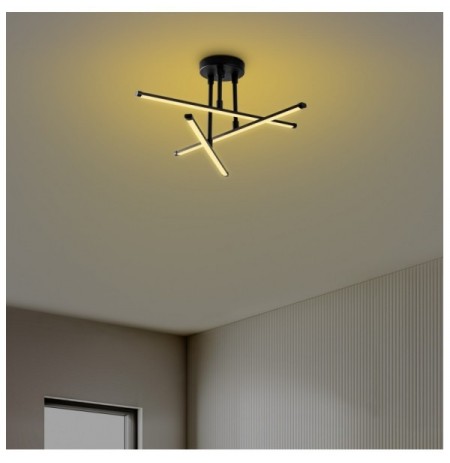 Chandelier Opviq Ledflower-13649 Black