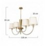 Chandelier Opviq Pardo - 3021 Antique