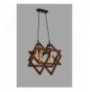 Chandelier Opviq Berlin Ah?ap 2 Li Sark?t Ceviz Walnut