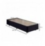 Single Bed Base Hannah Home Ela Single - Black (100 x 200) Black