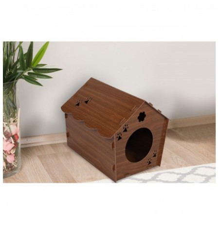 Cat House Aberto Design 199 Walnut