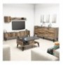 Set Living Room Hannah Home Lidya 2 Walnut Marble