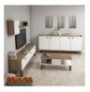 Set Living Room Hannah Home Sumer 3 Oak White