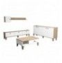 Set Living Room Hannah Home Sumer 3 Oak White