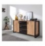 Set Living Room Hannah Home COSMO-TKM.1 Atlantic Pine Black