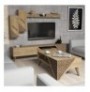 Set Living Room Hannah Home Beril - Oak