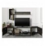 Set Living Room Hannah Home Veyron Set 2 Black Gold