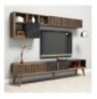 Set Living Room Hannah Home Milan - Walnut, Black