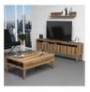 Set Living Room Hannah Home Best - Walnut