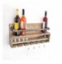 Pipe Shelf Hannah Home BORURAF216 WalnutBlack