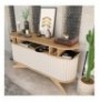 Raft koridori Hannah Home Stor - Oak, White 