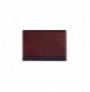 Man's Wallet Paola - Claret Red, Dark Blue Claret Red Dark Blue