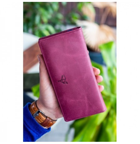 Man's Wallet Hamburg - Claret Red Claret Red