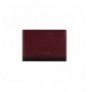 Man's Wallet Paola - Claret Red, Black Claret Red Black