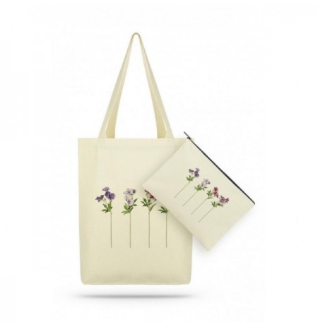 Tote Bag & Wallet Set 1381 Cream