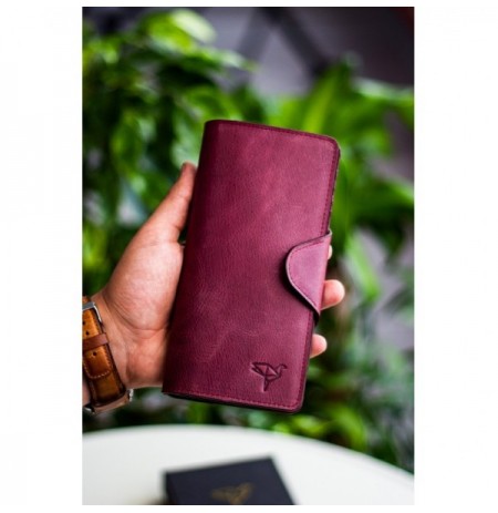 Unisex Wallet Axel - Claret Red Claret Red