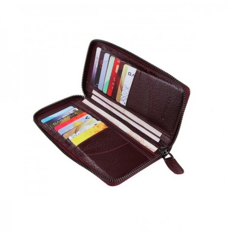 Unisex Wallet Mandela - Claret Red Claret Red