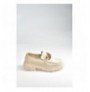 Woman's Shoes K294760009 - Beige BeigeGold