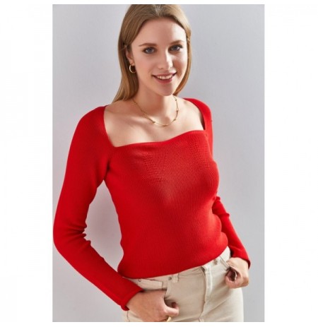 Woman's Sweater 20223274 - Red Red