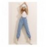 Woman's Sweatpant ALC-Y2933 - Sky Blue Blue