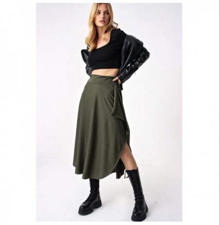 Skirt ALC-X5001 - Khaki Khaki
