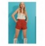 Woman's Shorts ALC-782-001 - Tile Red Tile Red