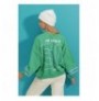 Woman's Sweatshirt ALC-X8960 - Green Green