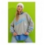 Woman's Sweatshirt ALC-X8960 - Grey Grey