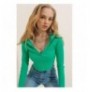 Woman's Blouse ALC-X7322 - Green Green