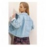 Woman's Jacket ALC-X3631-RV - Ice Blue Light Blue