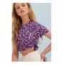 Woman's Blouse ALC-639-001 - Purple Purple