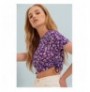 Woman's Blouse ALC-639-001 - Purple Purple