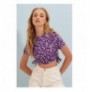 Woman's Blouse ALC-639-001 - Purple Purple