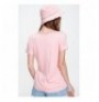 Woman's T-Shirt ALC-1045-A - Powder Powder