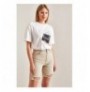 Woman's Shorts 40901048 - Beige Beige