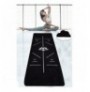 Yoga Carpet Bikram - Black Black White