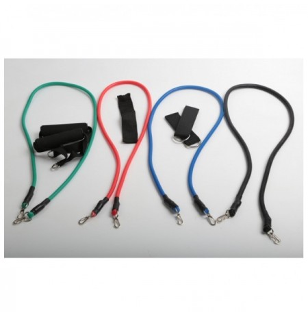 Exercise Band Set LKS39 BlackBlueGreenRed