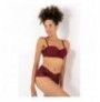 Bra & Panties Set 148-007045 - Claret Red