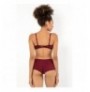 Bra & Panties Set 148-007045 - Claret Red