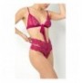 Bra & Panties Set 001-000169008 - Maroon