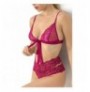 Bra & Panties Set 001-000169008 - Maroon