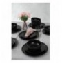 Dinner Set (18 Pieces) Hermia X000134710000000 Black